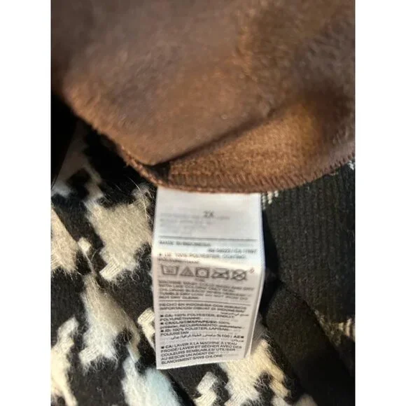 Old Navy Brown Faux Leather Mini Skirt 2X - Picture 5 of 5